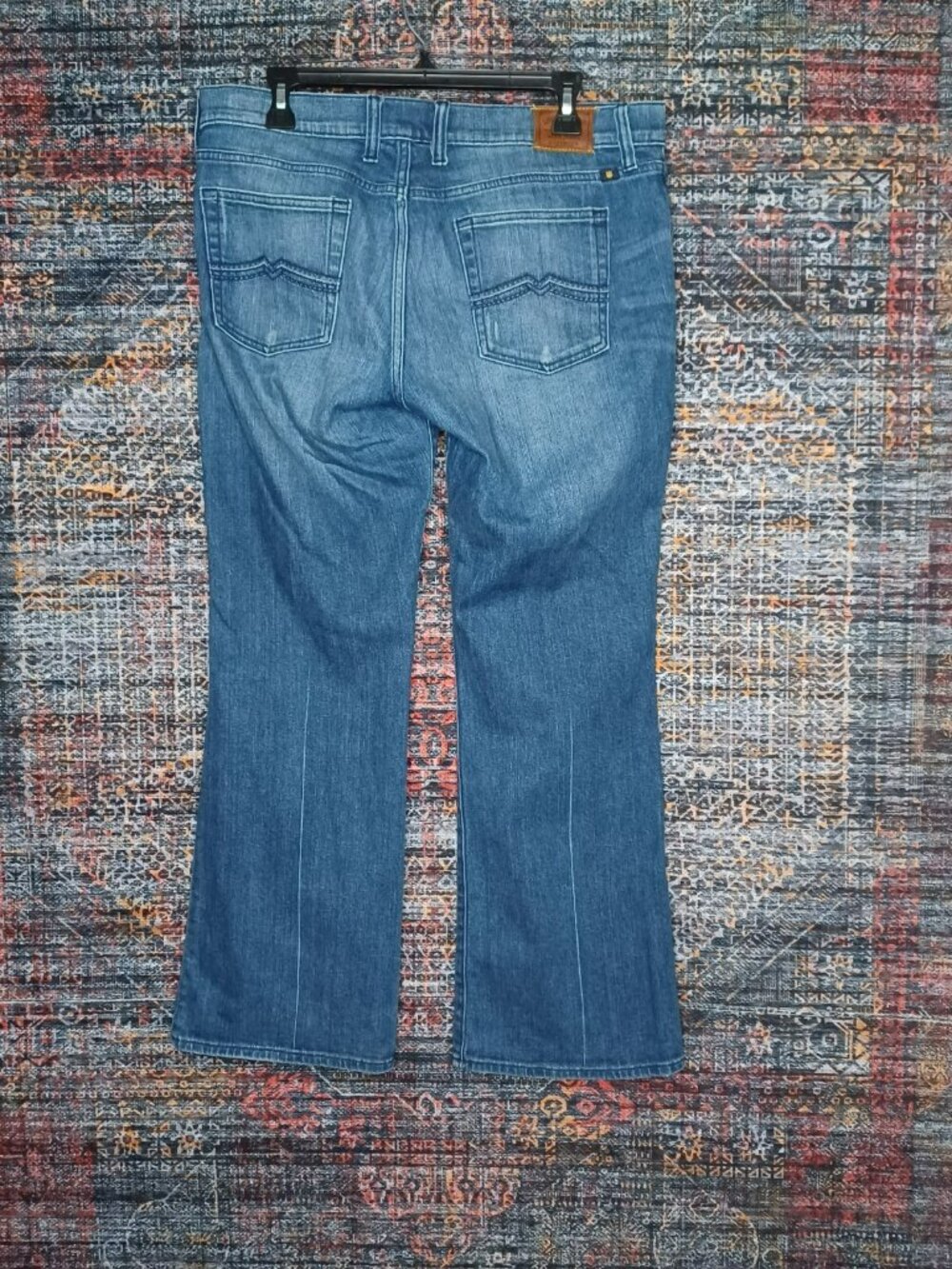 Lucky Brand womens medium distressed Sween N Low stretch boot jeans 12x29 EUC